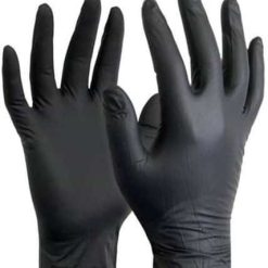ANEMOI Powder-free Black Nitrile Hand Gloves 8 Black Sergical Nitrile disposible glove (8)