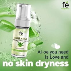 Fe Organics Aloe Vera Gel & Foaming Face Wash Combo - Multi-purpose Skincare Set 12 Fe Organics Aloe Vera Gel & Foaming Face Wash Combo - Multi-purpose Skincare Set