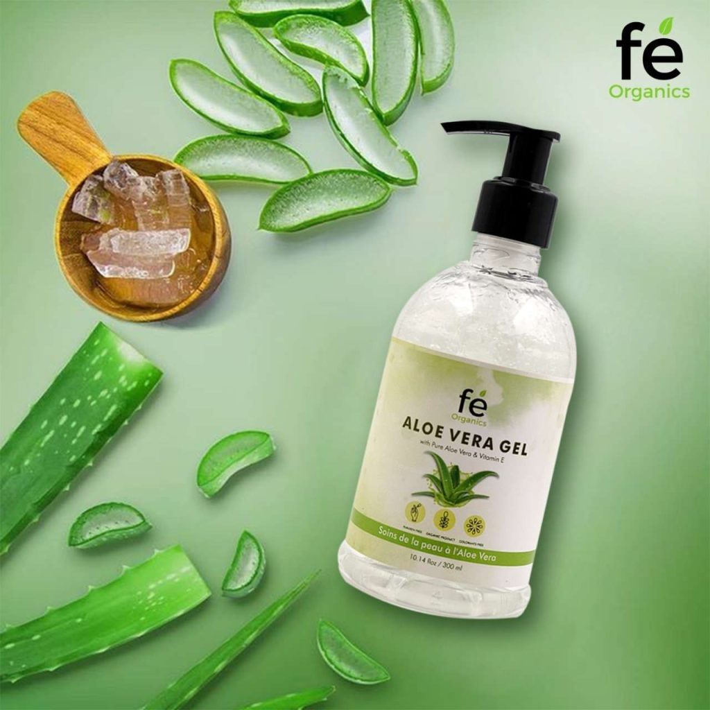 Fe Organics Aloe Vera Gel & Foaming Face Wash Combo - Multi-purpose Skincare Set