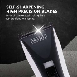 Wahl Performer Cordless Trimmer Clipper (Black) 79803-024 13 Wahl 79803-024 Performer Cordless Clipper; 1-2.8 mm Cutting Length; 240 min Run time; Chrome Plated 4 in 1 Quick snap on/Off Blades(Black)