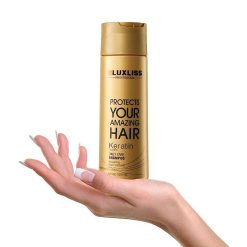 61aNU5kZdL. SX679 Luxliss Keratin Daily Care Shampoo 250 ML Gold edition