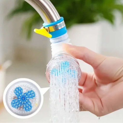 0208b 360° Adjustable Rotating Water Saving Nozzle Shower Head Faucet Multiple Types of Output Water Valve Splash Regulator Filter Kitchen Tap...