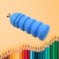 4544 Pencil Case Is Made Of Silicone Telescopic Pen Holder, with Zipper Closure And Large Capacity Office Home School School-pink Boys For Girls...