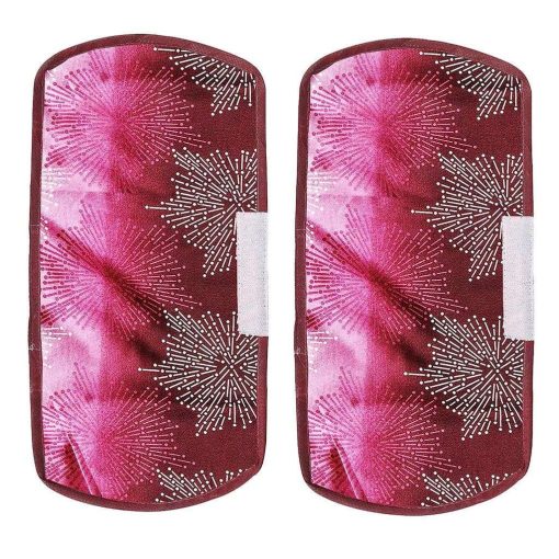 4928 Fridge Cover Handle Cover Polyester High Material Cover For All Fridge Handle Use ( Set Of 2 Pcs ) Multi Design