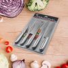 5973 big size professional sharp durable quality pack of 5 kitchen knives set 5973 Big Size Professional Sharp Durable Quality Pack of 5 Kitchen Knives Set Basic Kitchen Tools-Stainless Steel Kitchen Gadgets (5 Pc Set)