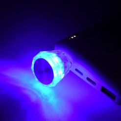 6819 Mix Color Diamond Shape Car Mini USB LED Environmental Lights for Car and Home Decoration Led Light, Mini USB LED Night Lights Car Interior...