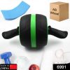 6991 AB Carver Pro Roller, Core Workout Abdominal Stomach Muscle Fitness Exercise Training Equipment with Knee Mat Perfect Wheel Trainer for Man,...