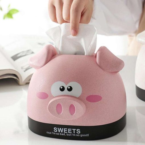 7994 Mix Design Tissue Box House Tissue Box Cover Tissue Holder for Home Tissue Box Covered Rectangle Cube Tissue Box Holder Tissue Box Mix Design...