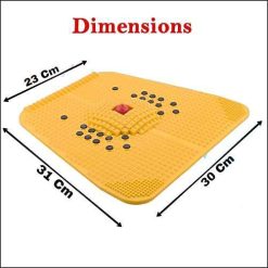 ANCS Acupressure Wooden Roller for Foot, Acupressure Manual Magnetic Stress Mat Combo Kit 10 ancs acupressure wooden roller for foot acupressure manual magnetic stress 1 ANCS Acupressure Wooden Roller for Foot, Acupressure Manual Magnetic Stress Mat Combo Kit