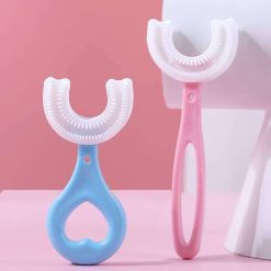 anemoi children infant toothbrush 360 degree u shaped for 2 6 years 1 ANEMOI Children Infant Toothbrush 360 Degree U-shaped For 2-6 Years Mouth-Cleaning Silicone Clean Brushing Kids Teeth Dental Care Hand-Held Version...