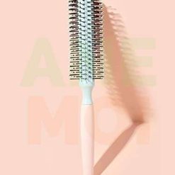 anemoi round brush for all hair types hairbrush comb quick hair setting 7 ANEMOI Round Brush for All Hair Types | Hairbrush Comb | Quick Hair Setting Design | All-Purpose Hair Brush for Everyday Brushing (Colors and...