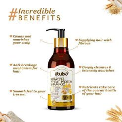 Atulya Keratin & Wheat Protein Shampoo | Shampoo for Protecting & Repairing Hair | Anti-Frizz Shampoo | No Added Paraben, Silicone, Sulphate, Color... 11 atulya keratin wheat protein shampoo shampoo for protecting repairing 2 Atulya Keratin & Wheat Protein Shampoo | Shampoo for Protecting & Repairing Hair | Anti-Frizz Shampoo | No Added Paraben, Silicone, Sulphate, Color...