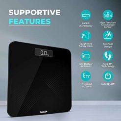 beatxp gravity elevate digital weight machine for body weight with thick 2 beatXP Gravity Elevate Digital Weight Machine For Body Weight with Thick Tempered Glass, Best Bathroom Weighing Scale with LCD Display - 24 month...
