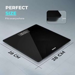 beatxp gravity elevate digital weight machine for body weight with thick 3 beatXP Gravity Elevate Digital Weight Machine For Body Weight with Thick Tempered Glass, Best Bathroom Weighing Scale with LCD Display - 24 month...