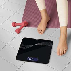 beatxp wave digital weighing scale lcd panel thick tempered glass electronic 1 beatXP Wave Digital Weighing Scale|LCD Panel|Thick Tempered Glass|Electronic Weight Machine| Weighing Scale (Black)