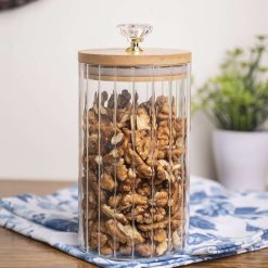Borosilicate Glass Jar - 700Ml, Glass Texture 5 borosilicate glass jar 700ml glass texture 1 Borosilicate Glass Jar - 700Ml, Glass Texture