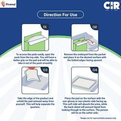 CIR Premium Underpads,Large (90X60Cm) I 10 Hrs Absorption Protection I 10 Units I Waterproof I Protects Surfaces From Incontinence I Super Soft... 12 cir premium underpads large 90x60cm i 10 hrs absorption protection i 10 10 CIR Premium Underpads,Large (90X60Cm) I 10 Hrs Absorption Protection I 10 Units I Waterproof I Protects Surfaces From Incontinence I Super Soft...