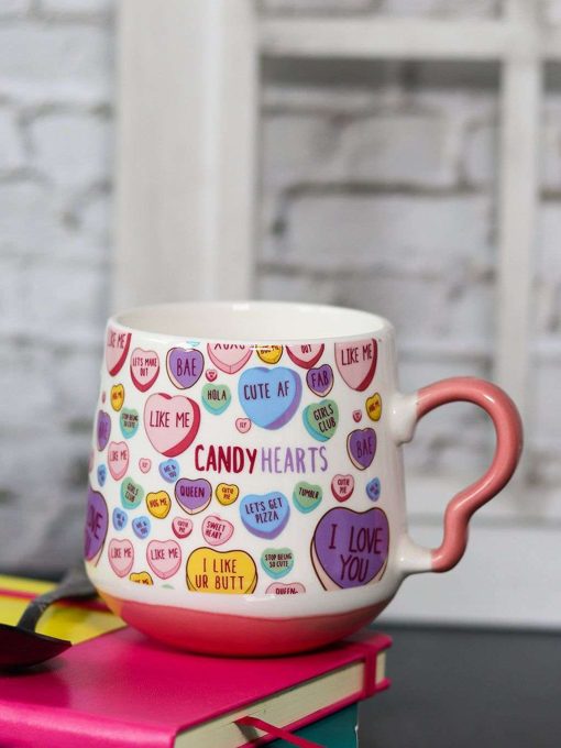 Coffee Cup - 400 Ml, Heart Shape Ballon Print