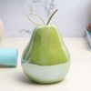 Decorative Ceramic Green Pear With Leaf 1 decorative ceramic green pear with leaf Decorative Ceramic Green Pear With Leaf