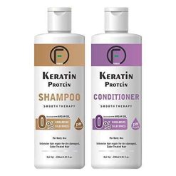figment keratin smooth shampoo conditioner set sulfate free deep treatment 5 FIGMENT Keratin Smooth Shampoo & Conditioner Set, Sulfate Free Deep Treatment with Argan Oil for Shiny Hair - Nourishes Dry Hair & Controls Frizz...