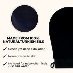 GHAR SOAPS Exfoliating Gloves For Body | Scrub Gloves For Dead Skin (Black pack of 1) 10 ghar soaps exfoliating gloves for body scrub gloves for dead skin black 2 GHAR SOAPS Exfoliating Gloves For Body | Scrub Gloves For Dead Skin (Black pack of 1)