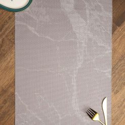 Gray Marble Pattern - Placemat Mat Set Of 4 5 gray marble pattern placemat mat set of 4 1 Gray Marble Pattern - Placemat Mat Set Of 4