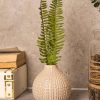 grey ceramic vase textured pattern flower holder Grey Ceramic Vase - Textured Pattern, Flower Holder