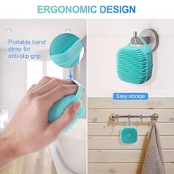 hotfix silicon massage bath brush hair scalp bathing brush for cleaning 5 Hotfix® Silicon Massage Bath Brush Hair Scalp & Bathing Brush For Cleaning Body | Silicone Bath Wash Scrubber Cleaner & Massager For Shampoo Soap...