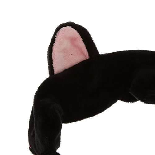 Imported Cat Ear Make Up Face Washing Shower Mask Cotton Hairband Snood Headband for Women - Black 6 Imported Cat Ear Make Up Face Washing Shower Mask Cotton Hairband Snood Headband for Women - Black - Image 4