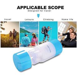 inovera label plain 5 cms refillable shampoo cream lotion storage plastic 6 INOVERA (LABEL) Plain 5 Cms Refillable Shampoo Cream Lotion Storage Plastic Container Bottle (Pack of 1), Blue