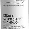 KERATINE PROFESSIONAL Keratin Super Shine Shampoo 500ml | Infused with Keratin and Wheat Protein for Dry damaged and Chemically Treated Hair |...