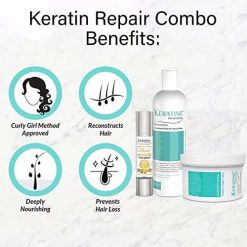 Keratine Professional Sulphate free Smooth shampoo and mask (COMBO PACK) 500ML each 10 keratine professional sulphate free smooth shampoo and mask combo pack 1 2 Keratine Professional Sulphate free Smooth shampoo and mask (COMBO PACK) 500ML each