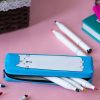 Lavender Pencil Pouch - Cat Print 1 lavender pencil pouch cat print Lavender Pencil Pouch - Cat Print