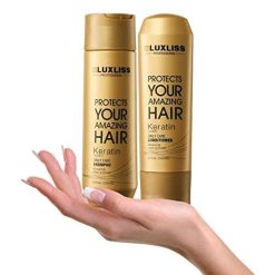 Luxliss Protects Your Amazing Hair Keratin System Daily Care Shampoo - 250ml and Conditioner - 200 ML 9 luxliss protects your amazing hair keratin system daily care shampoo 250ml 3 Luxliss Protects Your Amazing Hair Keratin System Daily Care Shampoo - 250ml and Conditioner - 200 ML