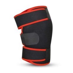 nivia adjustable knee support black 1 Nivia Adjustable Knee Support (Black)