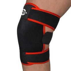 nivia adjustable knee support black 5 Nivia Adjustable Knee Support (Black)