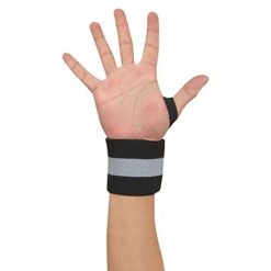 Nivia Weight Lifting Wrist Support with Thumb Loop Strap for Gym & Fitness/Made of Velcro and Elastic Band for Men & Women (Black/Grey) 12 nivia weight lifting wrist support with thumb loop strap for gym 1 3 Nivia Weight Lifting Wrist Support with Thumb Loop Strap for Gym & Fitness/Made of Velcro and Elastic Band for Men & Women (Black/Grey)