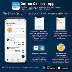 Omron HEM 7140T1 Bluetooth Digital Blood Pressure Monitor with Cuff Wrapping Guide, Hypertension Indicator & Intellisense Technology For Most... 13 omron hem 7140t1 bluetooth digital blood pressure monitor with cuff wrapping 5 Omron HEM 7140T1 Bluetooth Digital Blood Pressure Monitor with Cuff Wrapping Guide, Hypertension Indicator & Intellisense Technology For Most...