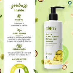 Plum Olive and Plant Keratin Shampoo for Dry, Damaged Hair, with Olive Oil, Plant Keratin, Macadamia Oil I Plant Keratin Shampoo For Women & Men |... 9 plum olive and plant keratin shampoo for dry damaged hair with olive oil 1 2 Plum Olive and Plant Keratin Shampoo for Dry, Damaged Hair, with Olive Oil, Plant Keratin, Macadamia Oil I Plant Keratin Shampoo For Women & Men |...