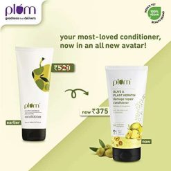 Plum Olive & Plant Keratin Damage Repair Conditioner I Contains Olive Oil, Plant Kertain, Macadamia Oil & Shea Butter | Sulphate-Free I... 14 plum olive plant keratin damage repair conditioner i contains olive oil 1 5 Plum Olive & Plant Keratin Damage Repair Conditioner I Contains Olive Oil, Plant Kertain, Macadamia Oil & Shea Butter | Sulphate-Free I...