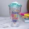 Reuseable Tumbler Sipper Cup - Blue, 450mL 1 reuseable tumbler sipper cup blue 450ml Reuseable Tumbler Sipper Cup - Blue, 450mL