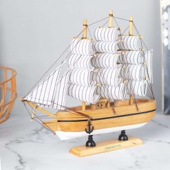 sailing boat decorative showpiece brown 1 Sailing Boat Decorative Showpiece - Brown