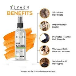 sevaen keratin smooth shampoo keratin smooth conditioner hair serum 1 3 Sevaen Keratin Smooth Shampoo & Keratin Smooth Conditioner & Hair Serum | Strong, Smooth & Shine For Man & Woman, 550 ml
