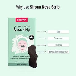 Sirona Blackhead Remover Bamboo Charcoal Nose Strips for Women – Pack of 4 | Painless & Instant Removal of Whiteheads, Blackheads, Pore Cleanser,... 13 sirona blackhead remover bamboo charcoal nose strips for women pack of 4 1 4 Sirona Blackhead Remover Bamboo Charcoal Nose Strips for Women – Pack of 4 | Painless & Instant Removal of Whiteheads, Blackheads, Pore Cleanser,...