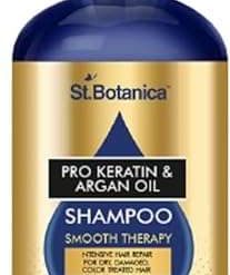 St.Botanica Pro Keratin & Argan Shampoo 300ml with Pro Keratin & Argan Oil that Smoothens and Hydrates Dry & Frizzy Hair | Protects coloured hair |...