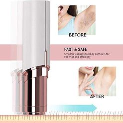 sunshree skincare facial hair removal machine for women chin cheek 1 4 SUNSHREE™ Skincare Facial Hair Removal Machine for Women - Chin, Cheek, Eyebrow, Upper Lip Hair Remover for Women - Lipstick Shaped (White)