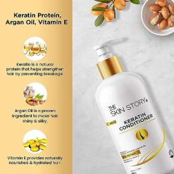 The Skin Story Keratin Smooth Hair Conditioner for Women & Men 250g Split End & Damage Control Long Lasting Conditioning for Dry Frizzy Hair with... 9 the skin story keratin smooth hair conditioner for women men 250g split end 1 The Skin Story Keratin Smooth Hair Conditioner for Women & Men 250g Split End & Damage Control Long Lasting Conditioning for Dry Frizzy Hair with...