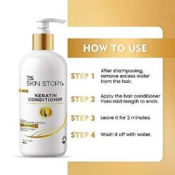 The Skin Story Keratin Smooth Hair Conditioner for Women & Men 250g Split End & Damage Control Long Lasting Conditioning for Dry Frizzy Hair with... 13 the skin story keratin smooth hair conditioner for women men 250g split end 5 The Skin Story Keratin Smooth Hair Conditioner for Women & Men 250g Split End & Damage Control Long Lasting Conditioning for Dry Frizzy Hair with...