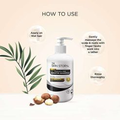 the skin story sulphate free keratin shampoo soft frizz free hair split 4 The Skin Story Sulphate Free Keratin Shampoo | Soft & Frizz Free Hair | Split End & Damage Repair | All Hair Types | 190ml