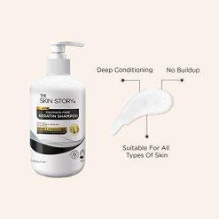 the skin story sulphate free keratin shampoo soft frizz free hair split 6 The Skin Story Sulphate Free Keratin Shampoo | Soft & Frizz Free Hair | Split End & Damage Repair | All Hair Types | 190ml